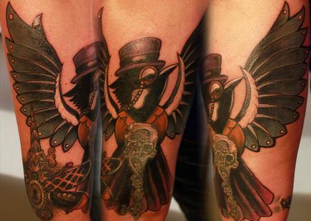 Tattoos - Steampunk Bird - 101704